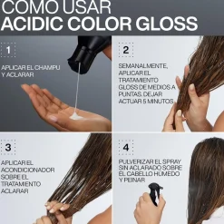 Acidic Color Gloss Traitement sans rinçage pour cheveux colorés et brillants