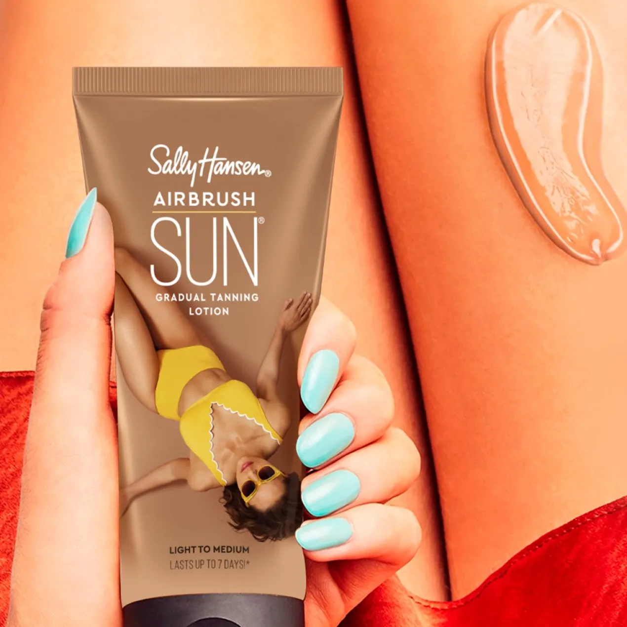 Airbrush Legs Lotion Autobronzante Sun Gradual Tanning Lotion