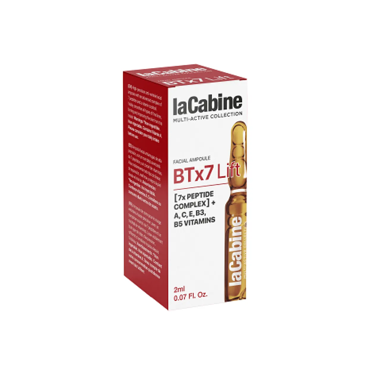 Ampoule Anti-Rides aux 7 Peptides et Vitamines BTx7 Lift