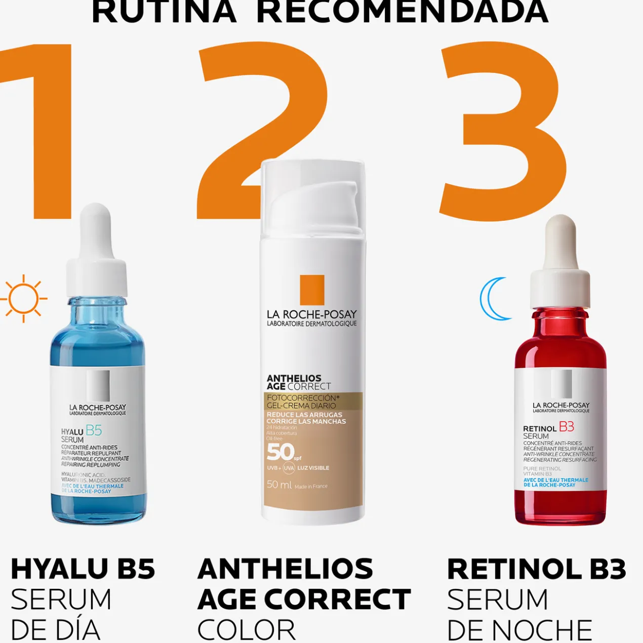 Anthelios Age-Correct Gel-Crème Solaire Teintée
