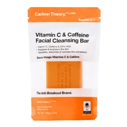 Anti-Breakout Barre Nettoyante Visage avec Vitamine C et Caféine
