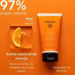 Après-shampoing Brillance et Vitalité à l'Orange et au Miel