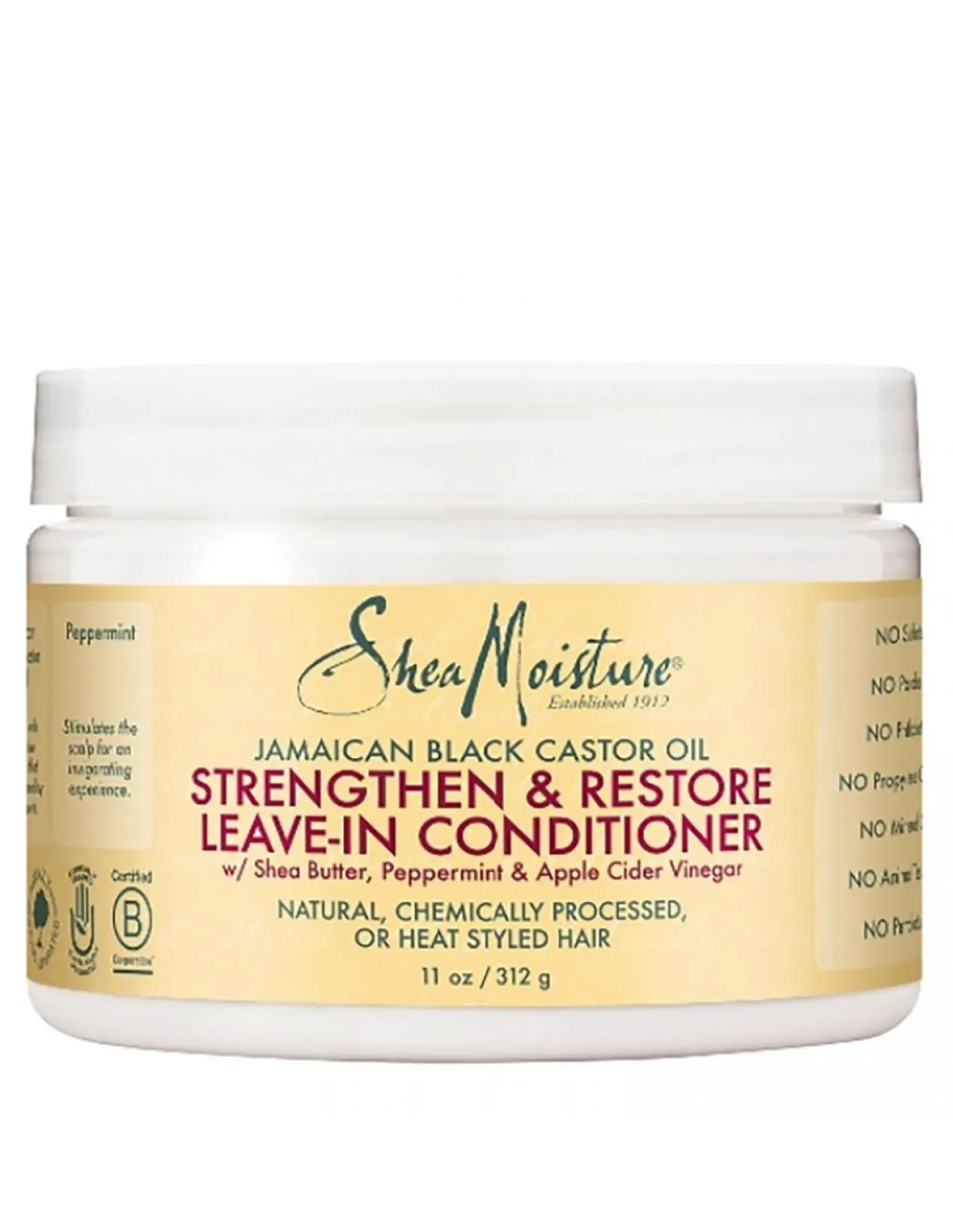 Après-shampoing sans rinçage Strengthen & Restore Jamaican Black Castor Oil