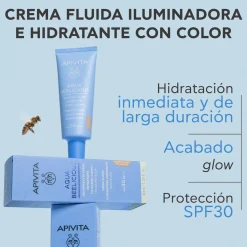 Aqua Beelicious Crème Hydratante Fluide Illuminatrice SPF30 Colorée
