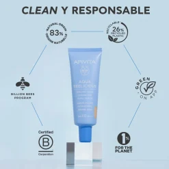 Aqua Beelicious Crème Hydratante Fluide Illuminatrice SPF30 Colorée