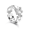 Bague Alaska Argent Sterling/Revêtement en Or 18K