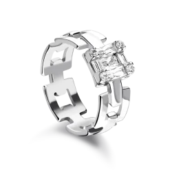Bague Alaska Argent Sterling/Revêtement en Or 18K