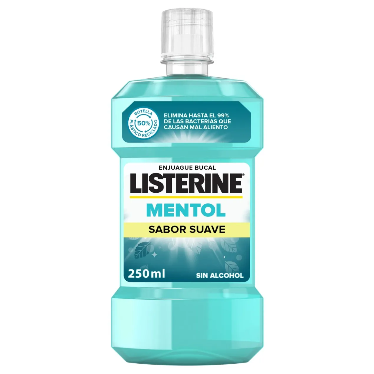 Bain de Bouche Menthol Goût Doux Zéro Alcool
