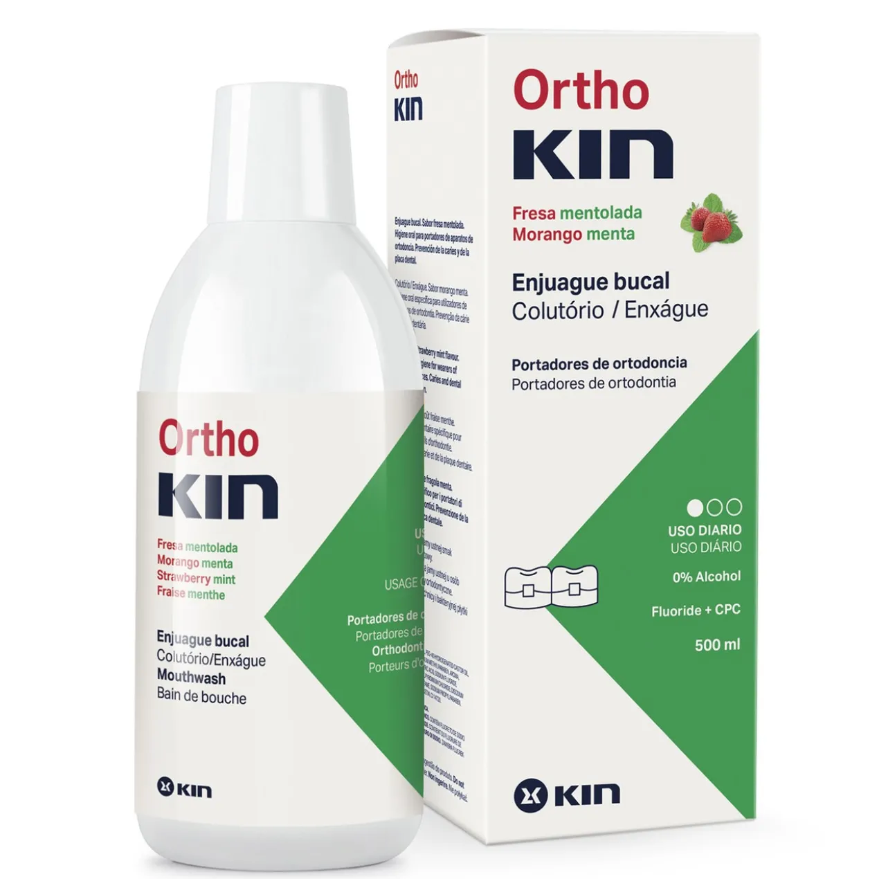 Bain de Bouche Orthokin Fraise Mentholée