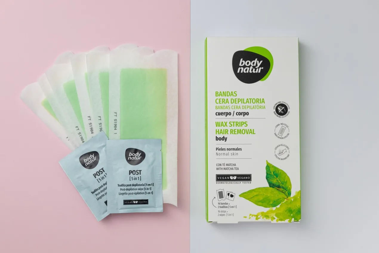 Bandes Dépilatoires Corporelles Thé Matcha