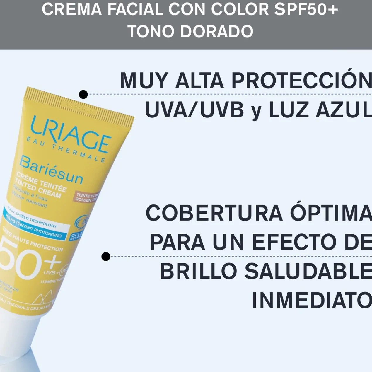 Bariésun Crème SPF50+ Couleur Dorée