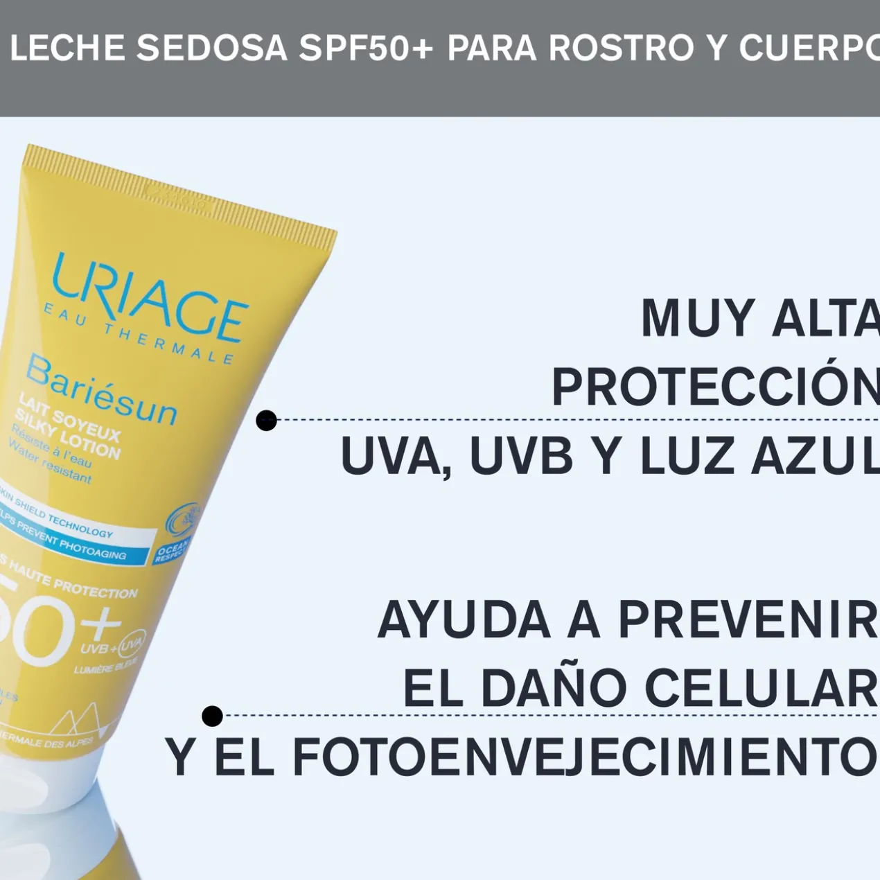 Bariésun Lait Solaire SPF50+
