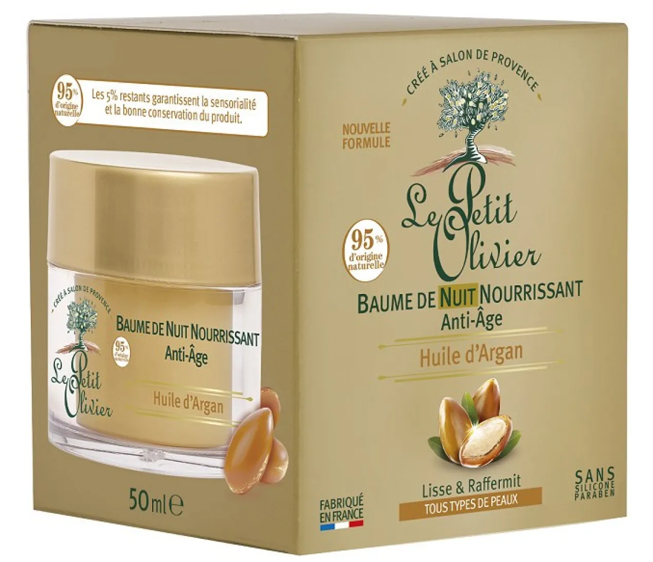 Baume de nuit à l’huile d’argan
