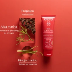 Bee Sun Safe Crème Anti-âge & Anti-taches SPF50 Coloré