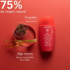Bee Sun Safe Fluide Visage Invisible Touche Sèche SPF50