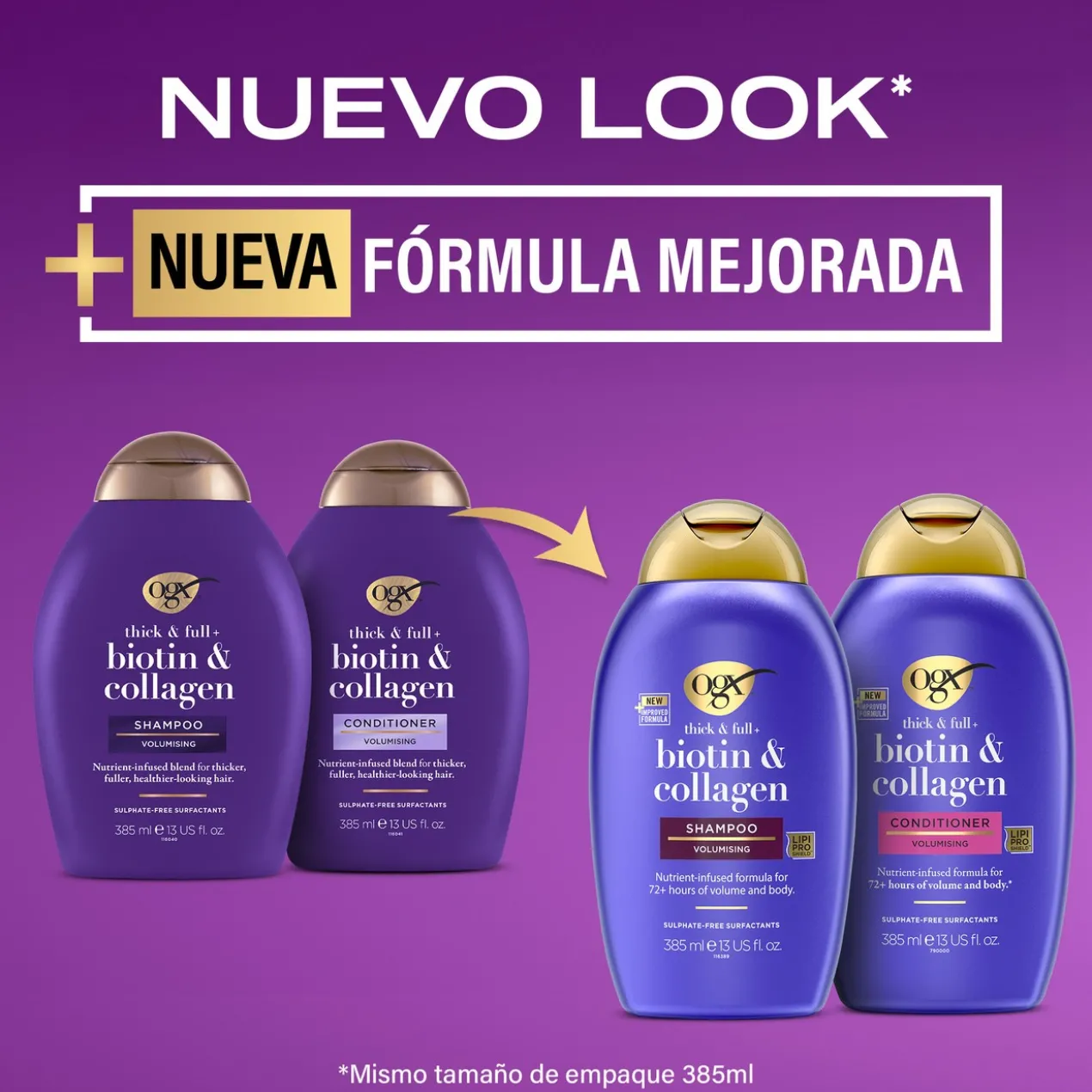 Biotin & Collagen Après-shampoing Volume