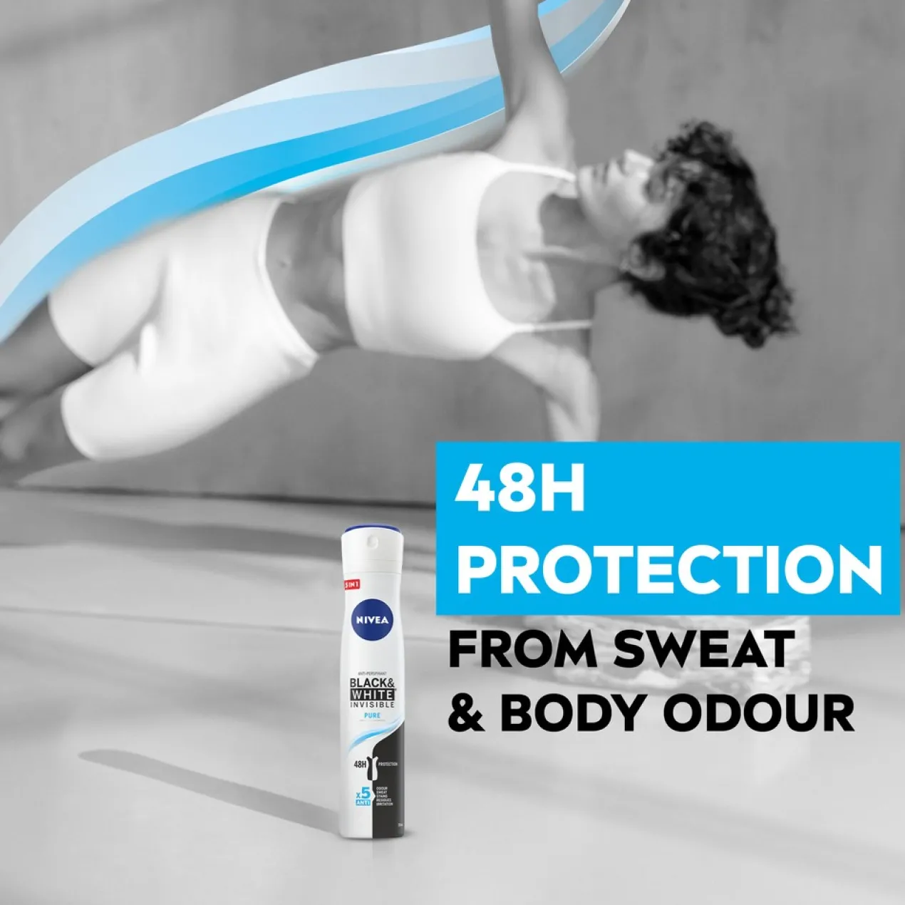 Black & White Invisible Fresh Déodorant en Spray