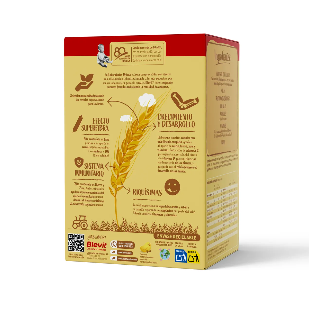 Blevit Superfibre 8 Céréales et Miel
