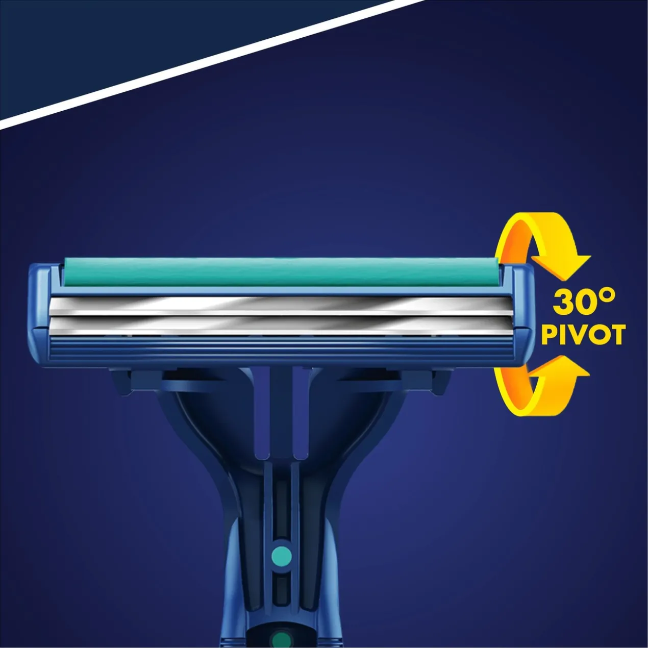 Blue II Plus Slalom Rasoirs Jetables