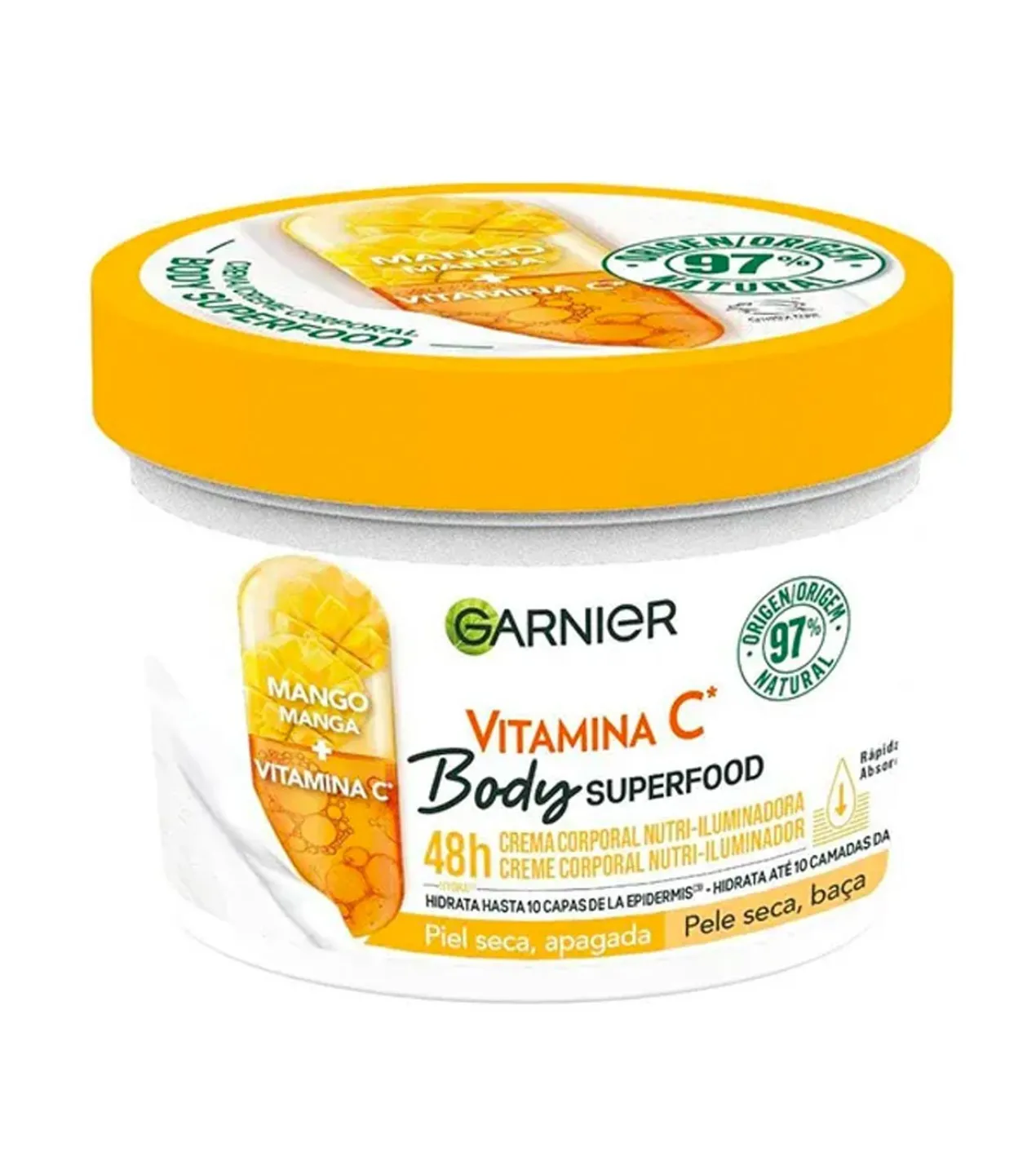 BodyFood Crème pour le Corps Mangue