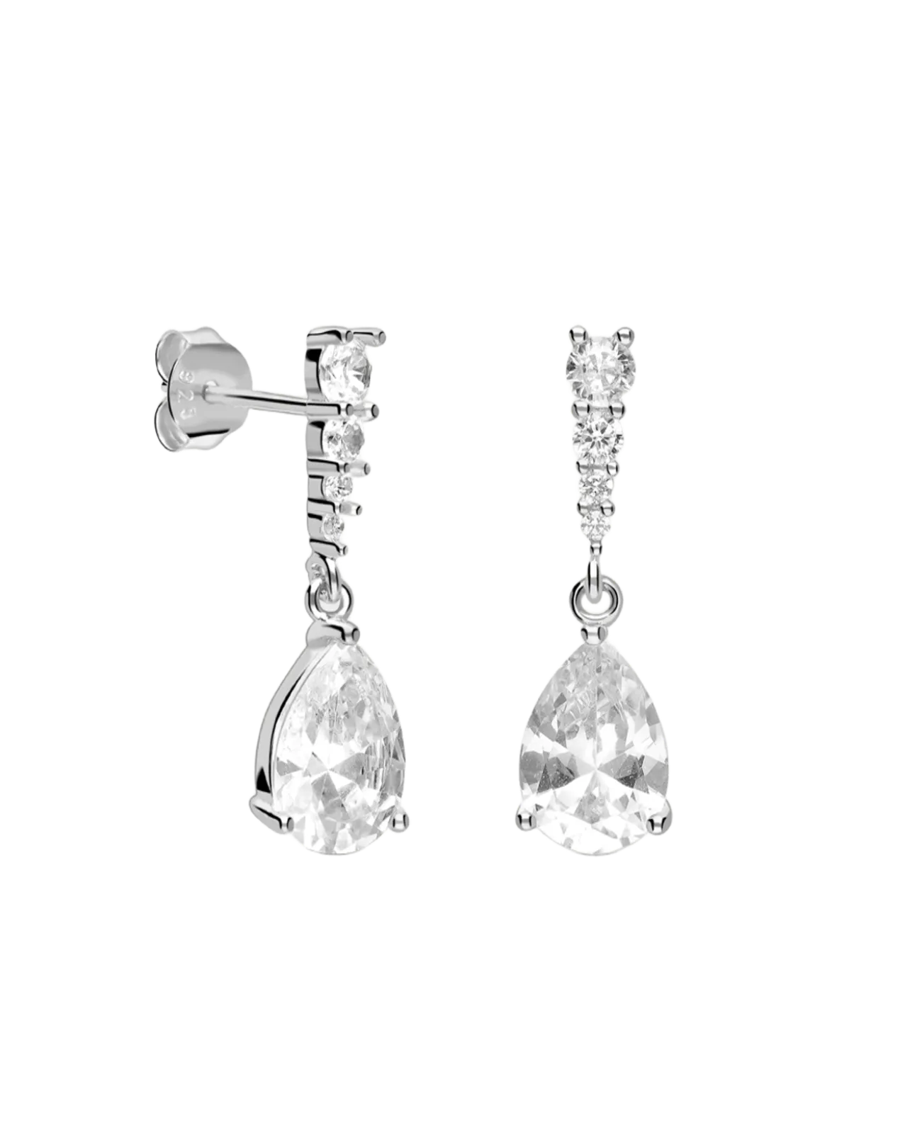 Boucles d’Oreilles Bella en Argent