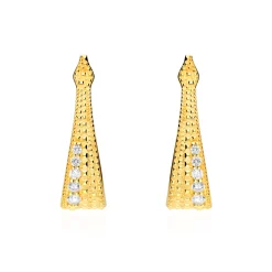 Boucles d'oreilles Sakkara Argent Sterling / Plaqué or 18K