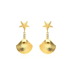 Boucles d'oreilles Seris Argent Sterling / Plaqué or 18K