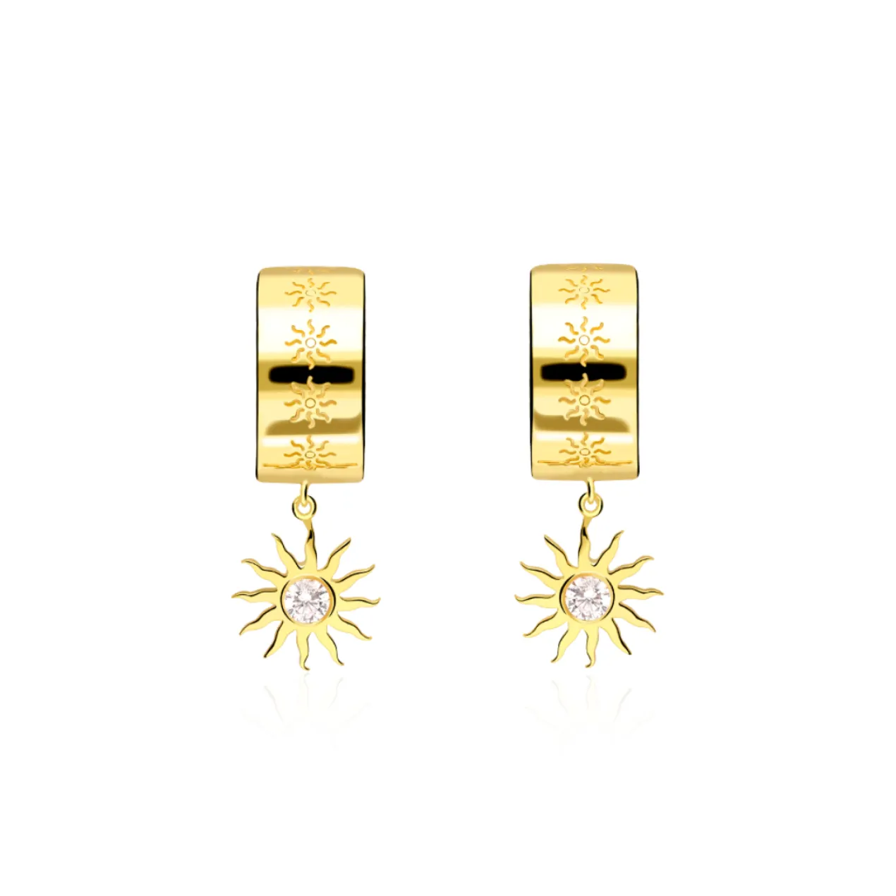 Boucles d'oreilles Seth Argent Sterling / Plaqué or 18K