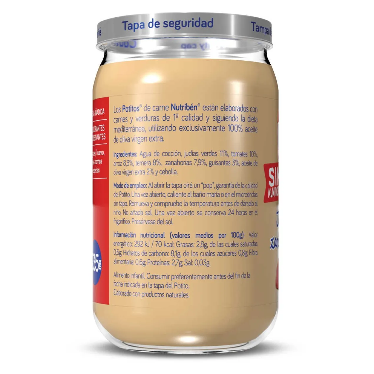 Bouillie de Veau avec Haricots verts et Carotte