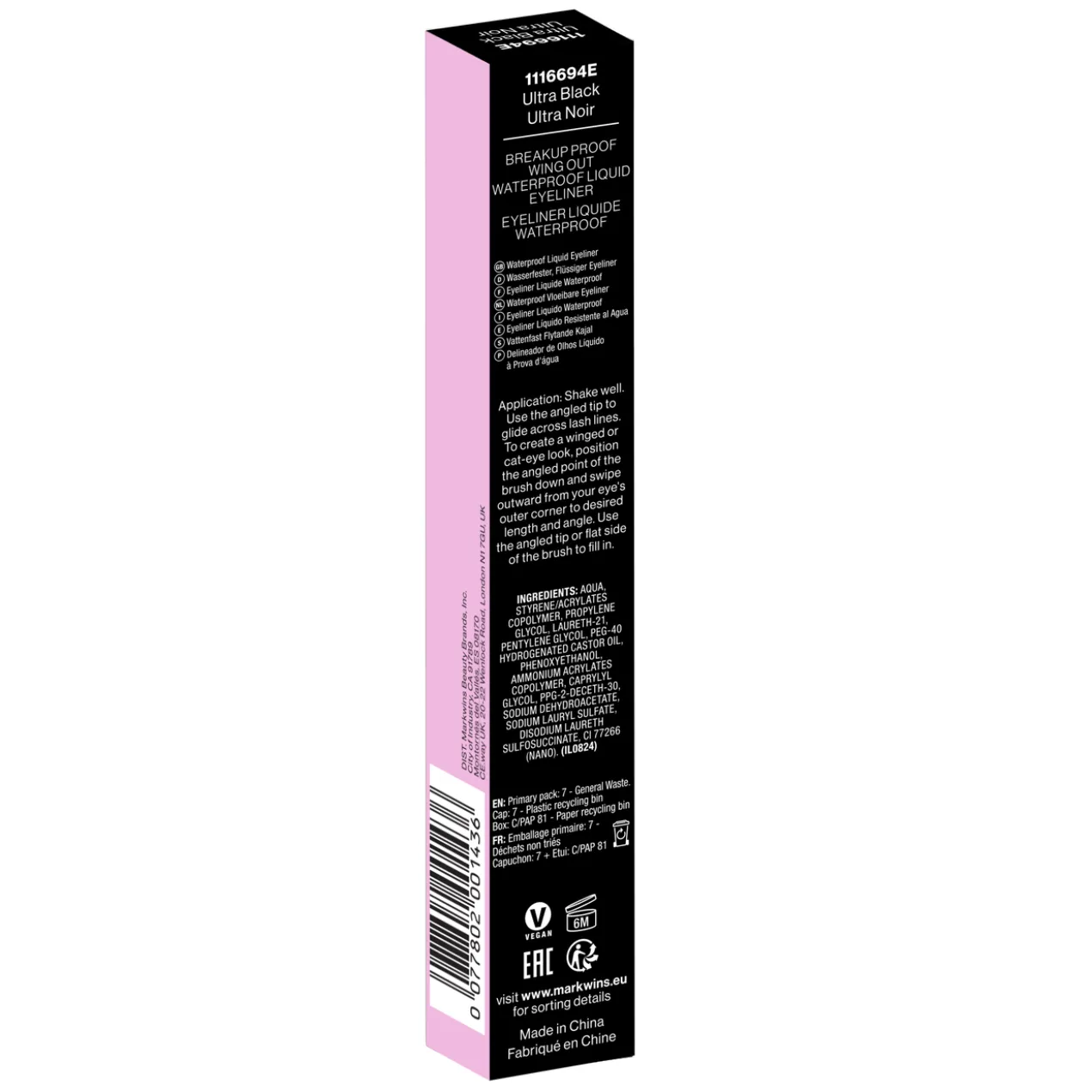 Breakup Proof Wing Out Waterproof Eyeliner Liquide