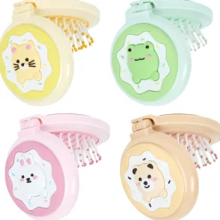 Brosse de Poche avec Miroir Kawaii