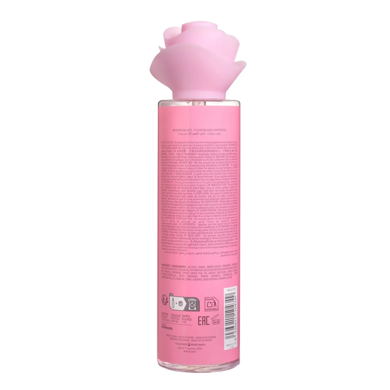 Brume corporelle Flowerland Over Rose