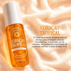 Brume corporelle parfumée Caramel Coração Tropical