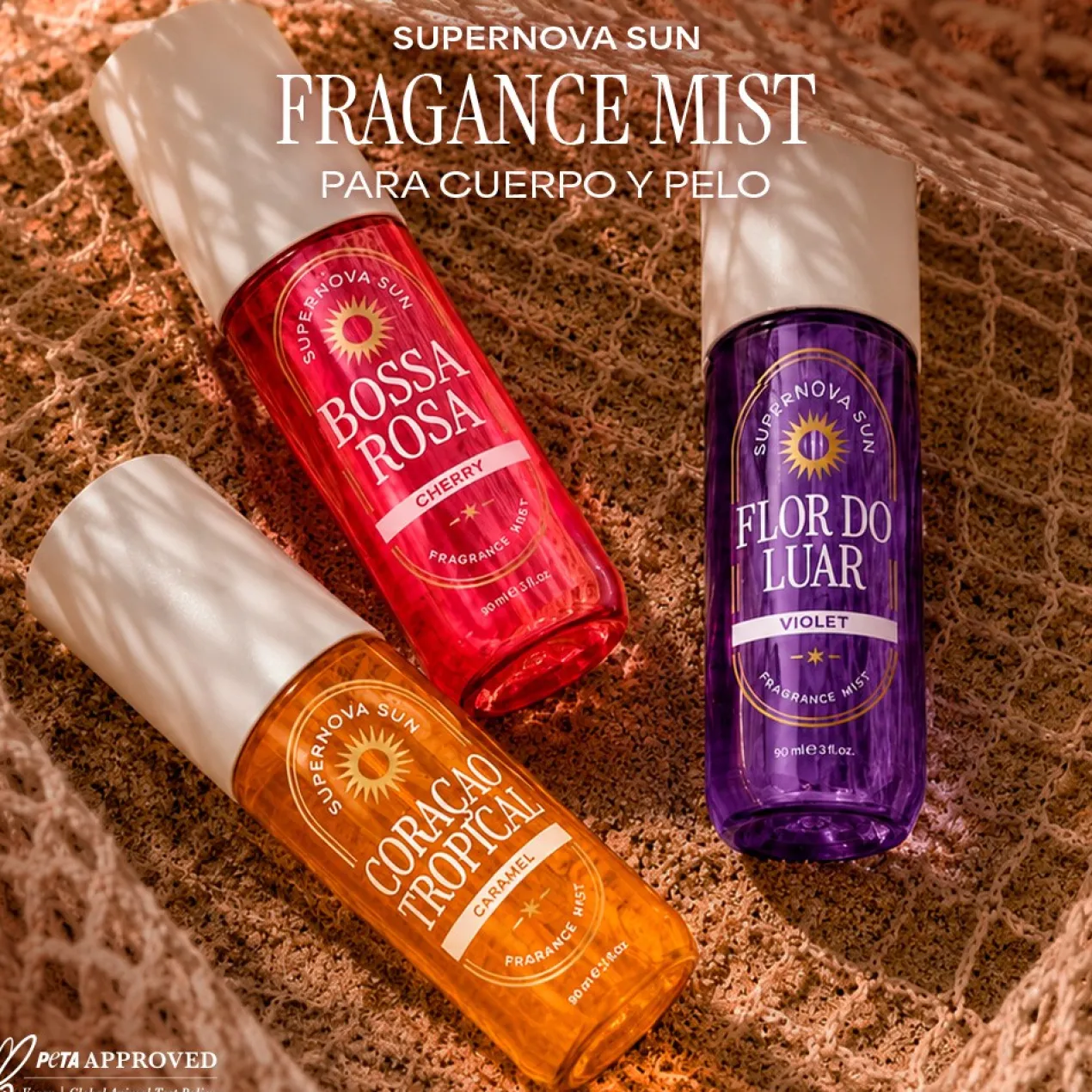 Brume corporelle parfumée Caramel Coração Tropical