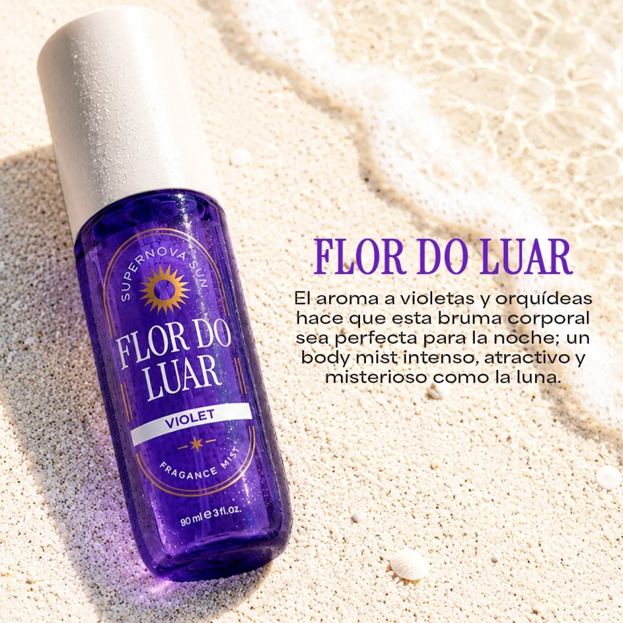 Brume corporelle parfumée Violet Flor Do Luar