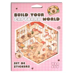 Build Your Capybara World Autocollants