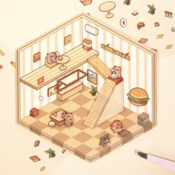 Build Your Capybara World Autocollants