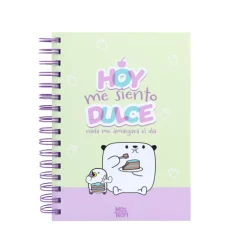 Cahier Hoy Me Siento Dulce A5