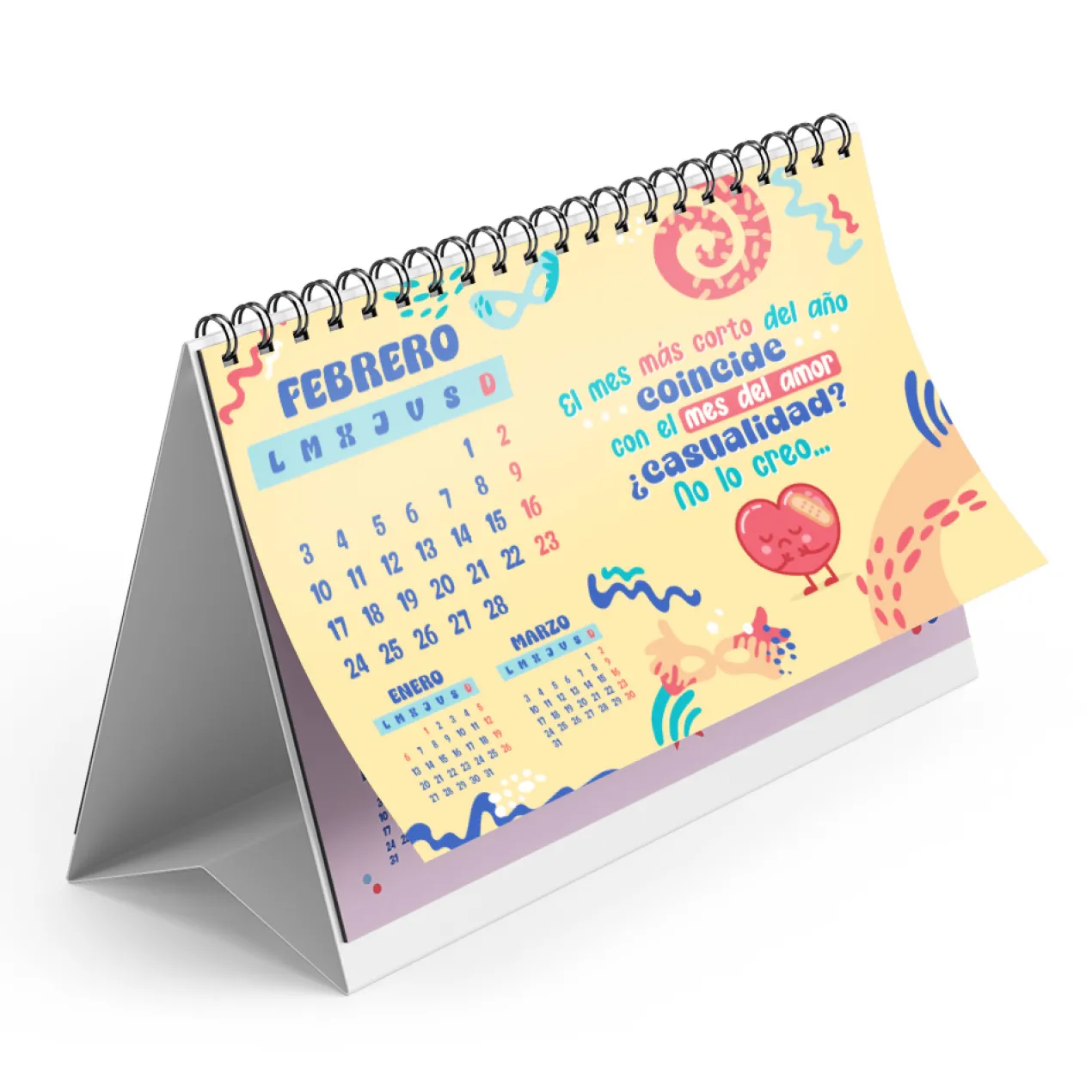 Calendrier de Bureau 2025 No me da la vida