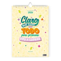 Calendrier Mural Claro Que Puedo Con Todo 2026