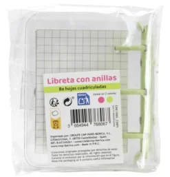 Carnet à Anneaux Couverture Plastique