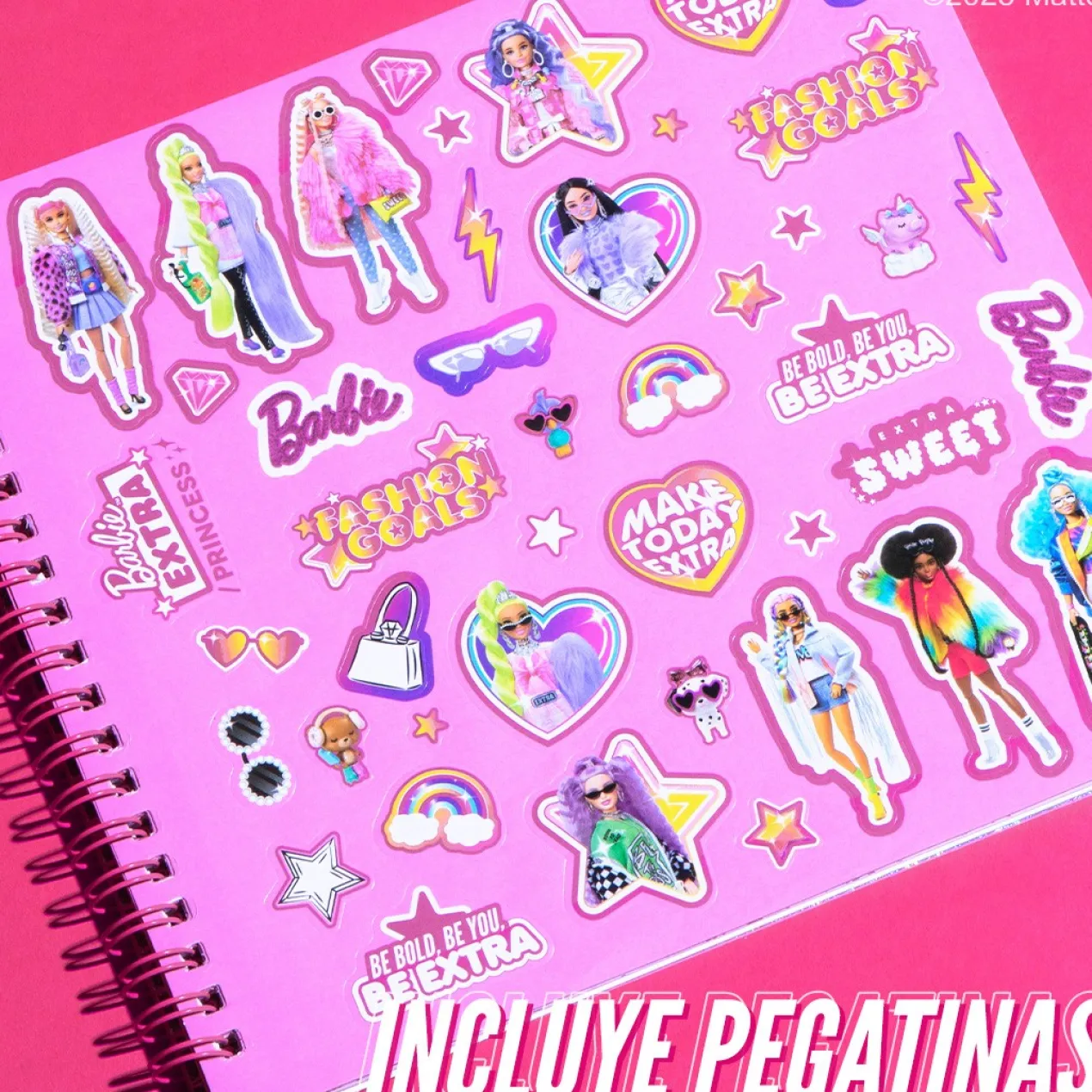 Carnet Barbie Colore et Crée