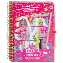 Carnet Barbie Magic Pink Scratch Book