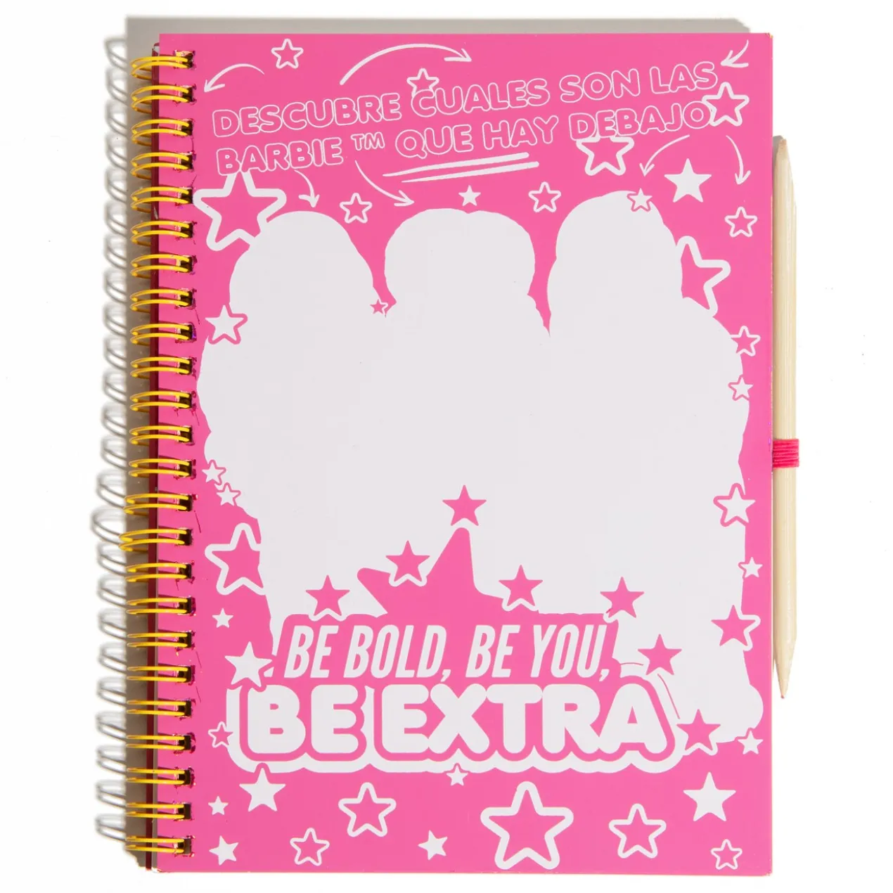 Carnet Barbie Magic Pink Scratch Book