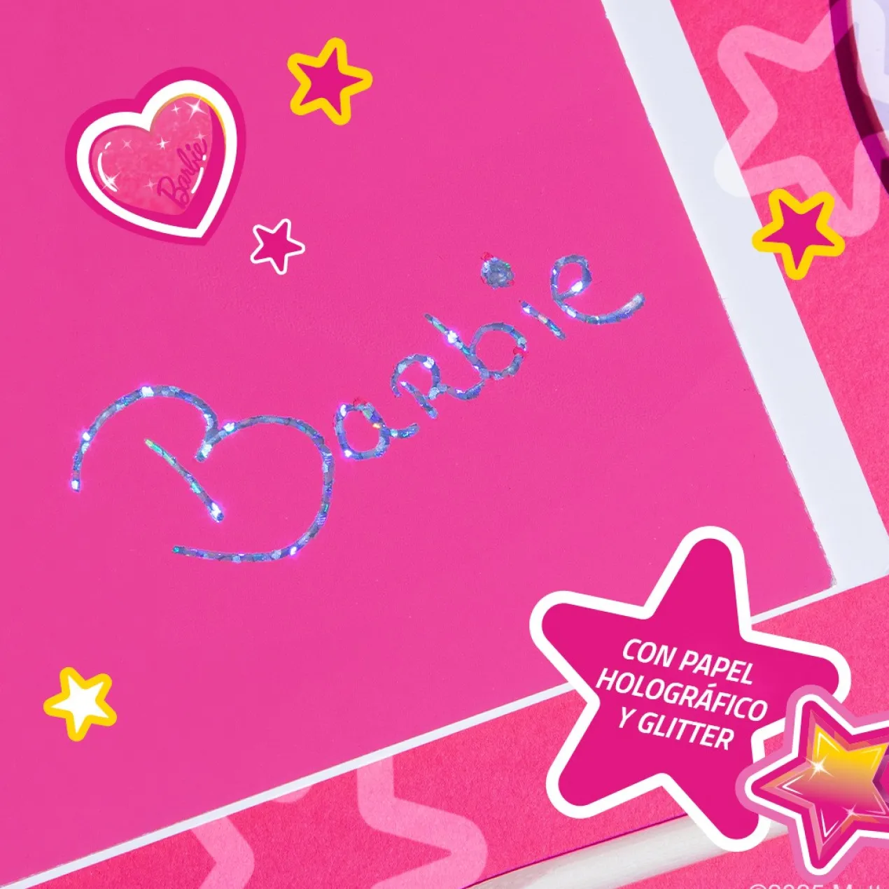 Carnet Barbie Magic Pink Scratch Book