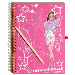 Carnet Barbie Magic Pink Scratch Book