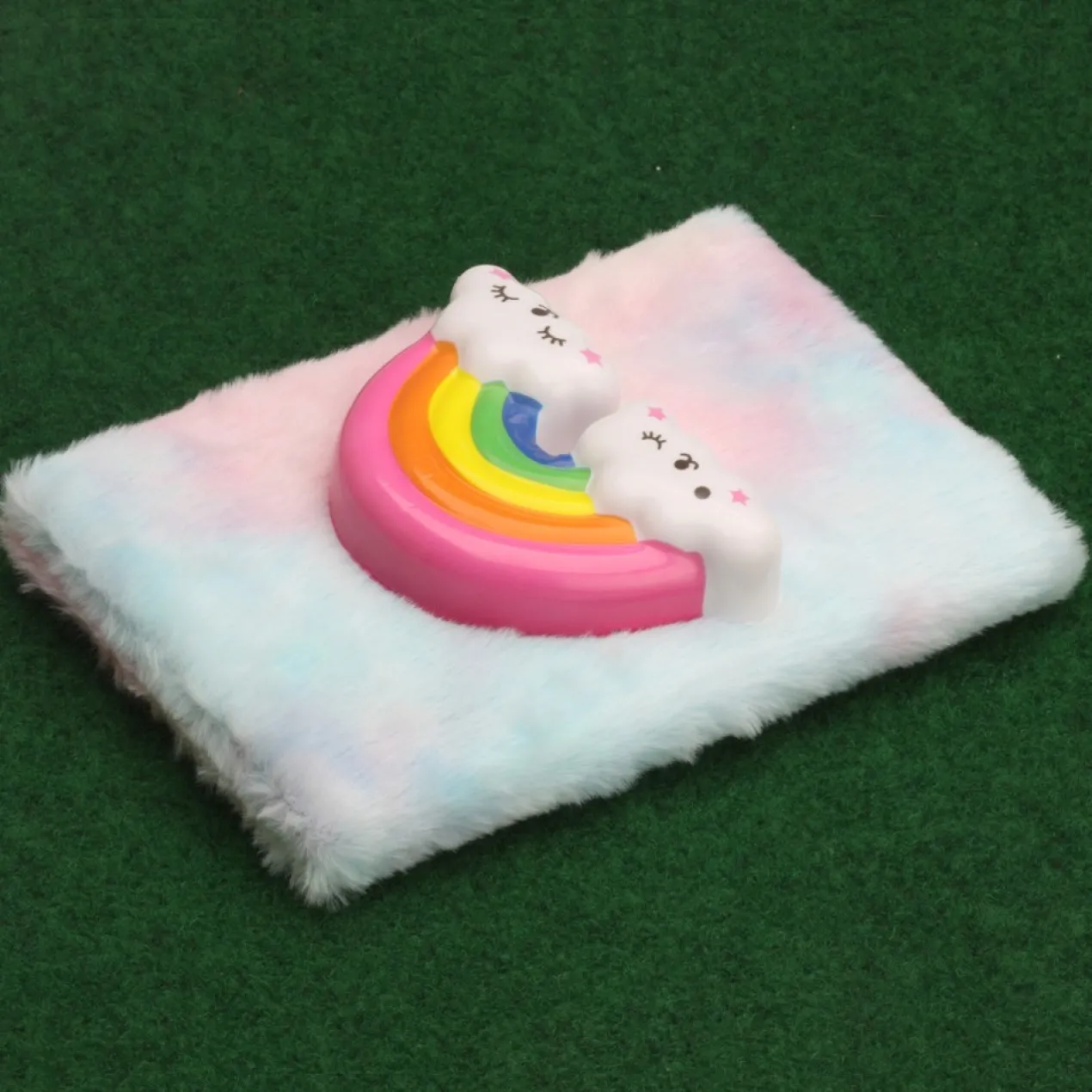 Carnet Peluche Arc-en-Ciel