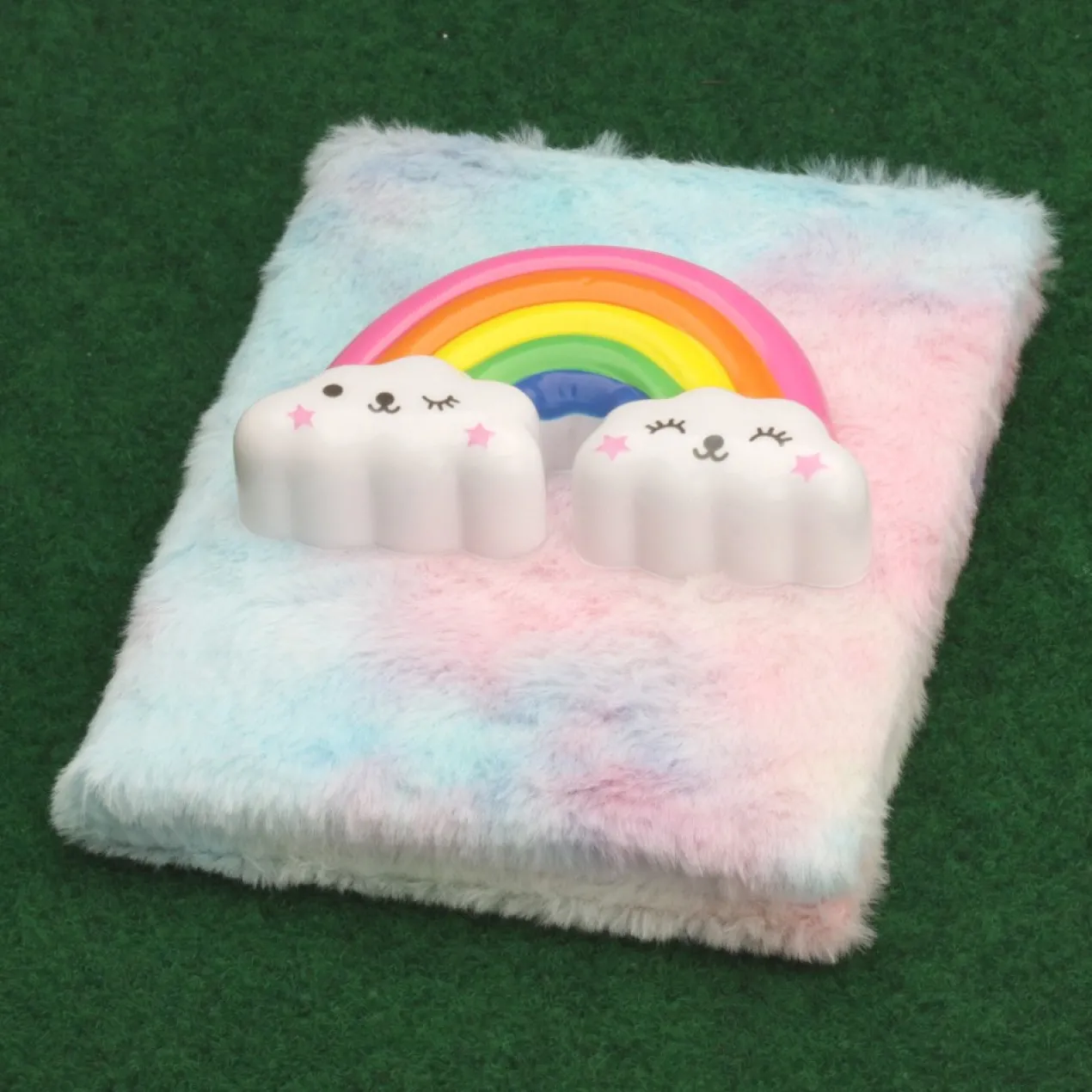 Carnet Peluche Arc-en-Ciel