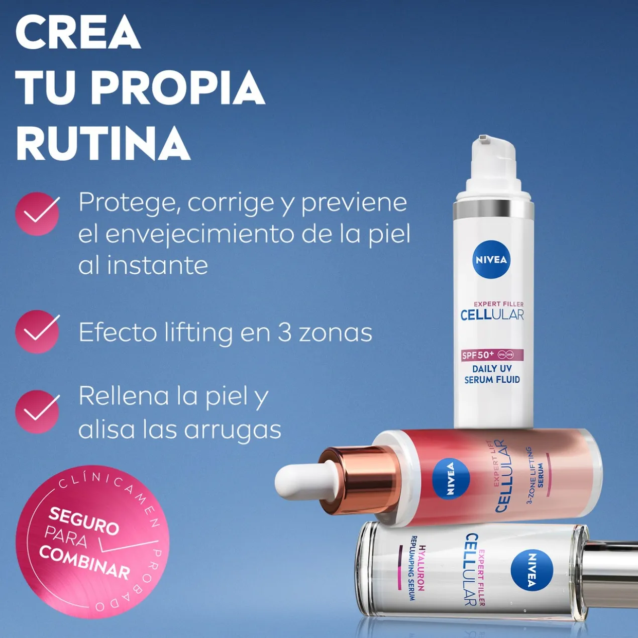 Cellular Expert Filler Sérum Répulpant avec Micro Acide Hyaluronique Pure
