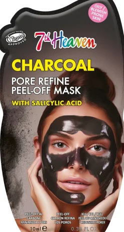 Charcoal Pore Refine Masque Peel-Off au Charbon Actif et Acide Salicylique